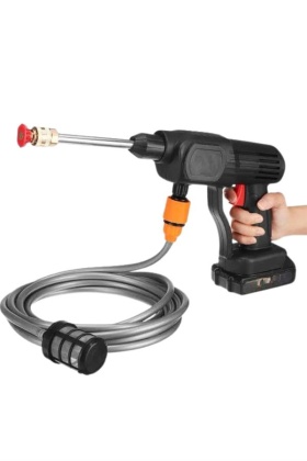 Oto Araba Yıkama Şarjlı Ve Yüksek Basınçlı Oto Yıkama Ve Sulama Tabancası