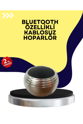 Mini Kablosuz Hoparlör Derin Bas TWS Bağlantı Şarjlı Model