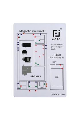 JIAFA JF-870 iPhone 11 Pro Max Mıknatıslı Çalışma Hasırı Vida Gostergeli-(5775)