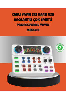 Bluetooth Bağlantılı Karaoke ve Yayın Ses Kontrol Ünitesi