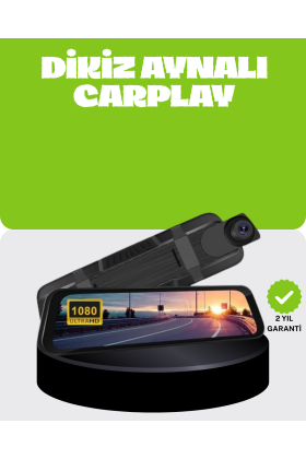 Ultra Geniş Açılı Araç Kamerası Dokunmatik Ayna Kayıtlı