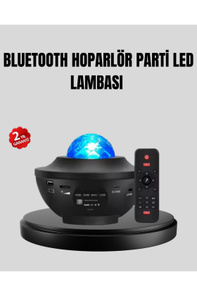 Yıldızlı Projektör Galaxy Efektli Ayarlanabilir Renkli Atmosfer Lambası