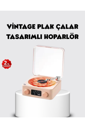 Bluetooth Hoparlörlü Gece Lambası Dijital Saatli Şeffaf Su Dalgası Işıklı Dekoratif