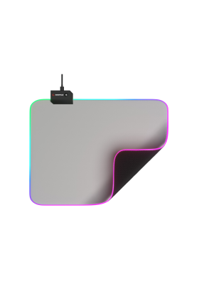 Rampage MP-21 PULSAR M RGB 252x328x3mm RGB Led Gaming MOUSE PAD (Gri)(1923)