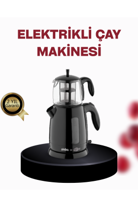 Cam Demlikli 20 Bardak Kapasiteli Elektrikli Çaycı