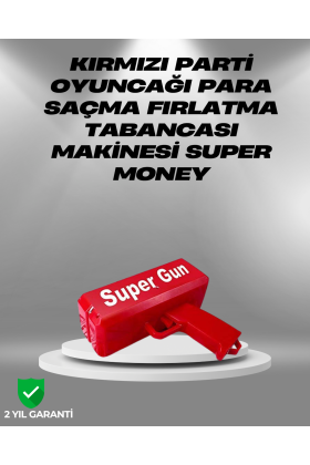 Dolar Boyutunda Kâğıt Atışı Yapan Pil ile Çalışan Oyuncak Tabanca
