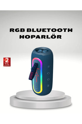 Taşınabilir Mini Bluetooth Hoparlör Güçlü Ses ve Şık Kırmızı Tasarım