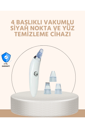 Güçlü Vakumlu Siyah Nokta Temizleyici – Cilt Pürüzlerini Gideren