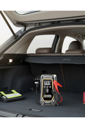 Araçlar İçin Akü Takviye ve Dijital Hava Kompresörü 16000 mAh