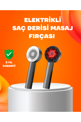 Kırmızı Işık Terapi Saç Derisi Masaj Tarağı 3 Modlu Yağ Hazneli