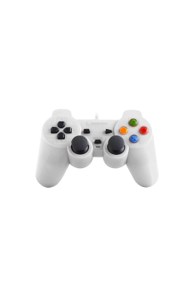 RAMPAGE SG-R602 Beyaz PC/PS3 1.8mt Kablolu Çift Titreşimli GAMEPAD(1923)