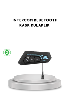 BT22 Kask Bluetooth Kulaklık 5.0 Gürültü Engelleyici ve Eller Serbest Kullanım