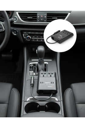 Araç İçin 12V 24V Güç Dönüştürücü 220V Priz ve USB Portlu
