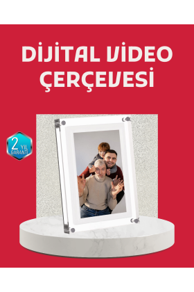 Kompakt Tasarımlı 7 İnç Dijital Fotoğraf Çerçevesi – Modern ve Şık Görünüm