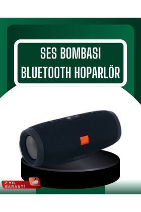 Kablosuz Hoparlör 12 Saat Çalma Süresi USB AUX TF Kart Destekli