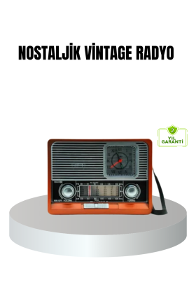 Vintage Radyo – Nostaljik Tasarım ve Modern Teknoloji Bir Arada