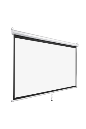 Everest MPP-240 240x200 STORLU PROJEKSİYON PERDESİ Arkası Siyah Fonlu Duvar ve Tavana Asılabilir(1923)