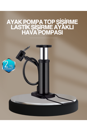 Extra Güçlü Ayak Pompası Otomobil Motosiklet Bisiklet Uyumlu
