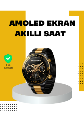 3 Bileklikli Amoled Akıllı Saat Bluetooth Çağrı ve Sağlık Takipli