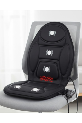 Isıtmalı Masaj Koltuk Minderi Sırt Bel Boyun ve Kalça Destekli