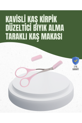 Hassas Kesim İçin Kavisli Yüz Bakım Makası