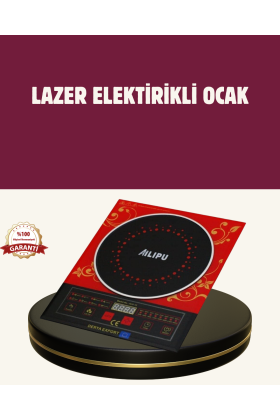 8 Programlı LED Ekranlı İndüksiyon Ocak 80–270°C Sıcaklık Ayarı