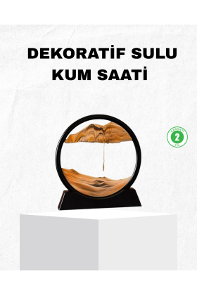 Dekoratif Kum Saati – Şık Masa Üstü Aksesuar Dayanıklı Malzeme Modern ve Klasik Tasarım