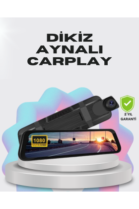 1080P Çift Kameralı Dokunmatik Dikiz Aynası G Sensörlü