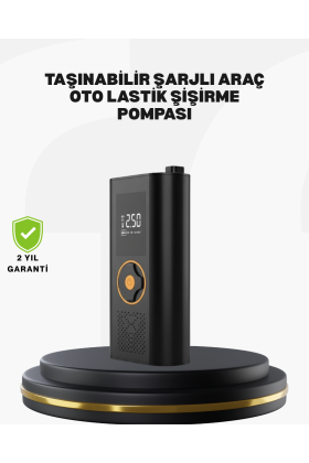 Taşınabilir Dijital Lastik Şişirme Cihazı Güvenli ve Pratik Kullanım