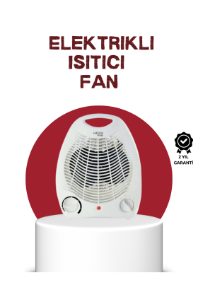 2000W Taşınabilir Elektrikli Fanlı Isıtıcı – Hızlı Isınma Kompakt Boy