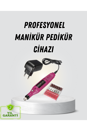 Profesyonel Tırnak Manikür Aleti – Şarjlı Ayarlanabilir Hız Düşük Titreşim ve Sessiz Motor Teknolojisi