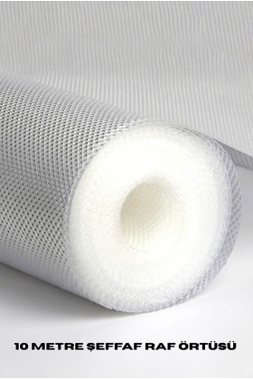 10 Metre Şeffaf Silikonlu Kaymaz Çekmece İçi Düzenleyici