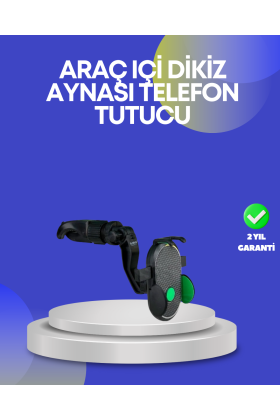 Dikiz Aynasına ve Koltuk Başlığına Uyumlu Telefon Tutucu