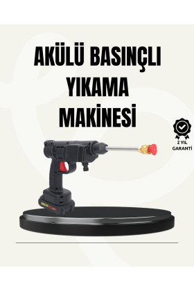48V Şarjlı Basınçlı Yıkama Makinesi Kablosuz Su Tabancası