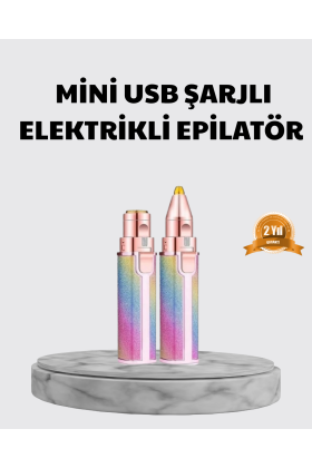 Mini Yüz ve Kaş Epilatörü – 8000 RPM Güçlü Motor ve Paslanmaz Çelik Başlık