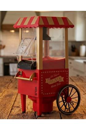 5 Dakikada Popcorn Hazırlayan Yağsız Patlatma Makinesi