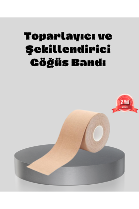 Suya Dayanıklı Görünmez Göğüs Bandı – Pamuklu ve Esnek Destek Bandı