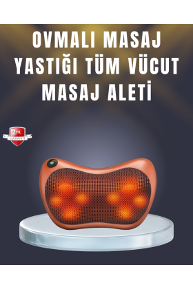 Çok Fonksiyonlu Boyun Bel Sırt Masaj Yastığı Araç İçi Uyumlu
