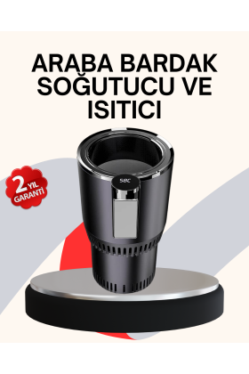 Araba Bardaklığı Isıtma Soğutma Ayarlı Çakmak Girişli Akıllı Model