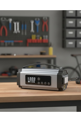 Yolda Kalmaya Son Dijital Ekranlı Akü Takviye ve Hava Kompresörü Çok Fonksiyonlu Acil Güç Ünitesi