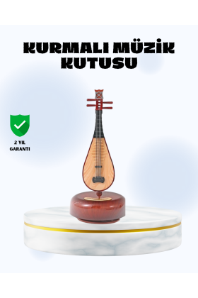 Enstrüman Şeklinde Müzik Kutusu Lüt Tasarım Melodious Music