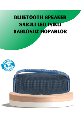 Dış Mekan Uyumlu IPX5 Suya Dayanıklı Kablosuz Hoparlör