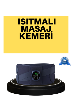 Isıtmalı Masajlı Bel Destek Kemeri Ev Tipi Kullanım