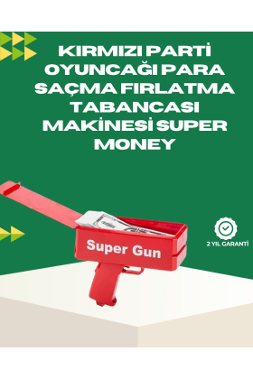 Elektrikli Money Gun Oyuncak Parti Tabancası