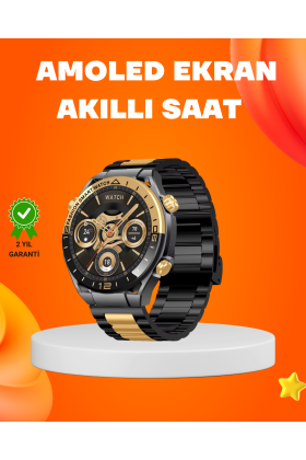 Amoled Akıllı Saat IP67 Su Geçirmez 3 Bileklikli Sağlık Takipli