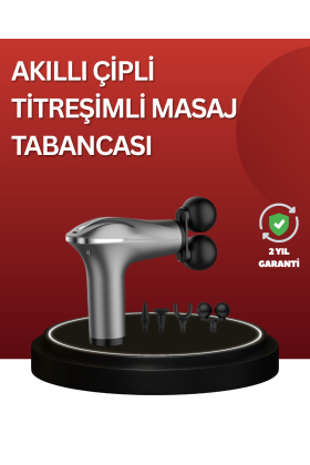 Çok Fonksiyonlu 4 Başlıklı Şarjlı Masaj Aleti Kas Ağrısı Rahatlatıcı