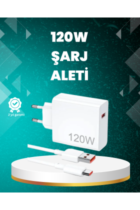 120 Watt Güçlü Hızlı Şarj Adaptörü Huawei P30 P40 Mate 20 Pro Uyumlu