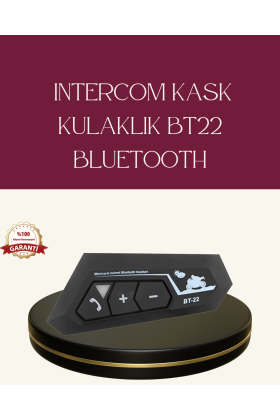 Motosiklet Sürüşleri İçin BT22 Kask Bluetooth Kulaklık Mikrofonlu