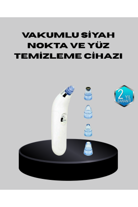 5 Kademeli Vakumlu Gözenek Temizleyici – Su Geçirmez ve Taşınabilir Siyah Nokta Cihazı