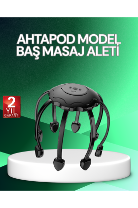 Elektrikli Saç Derisi Masaj Aleti Çok Noktalı Titreşimli Rahatlatıcı Bakım